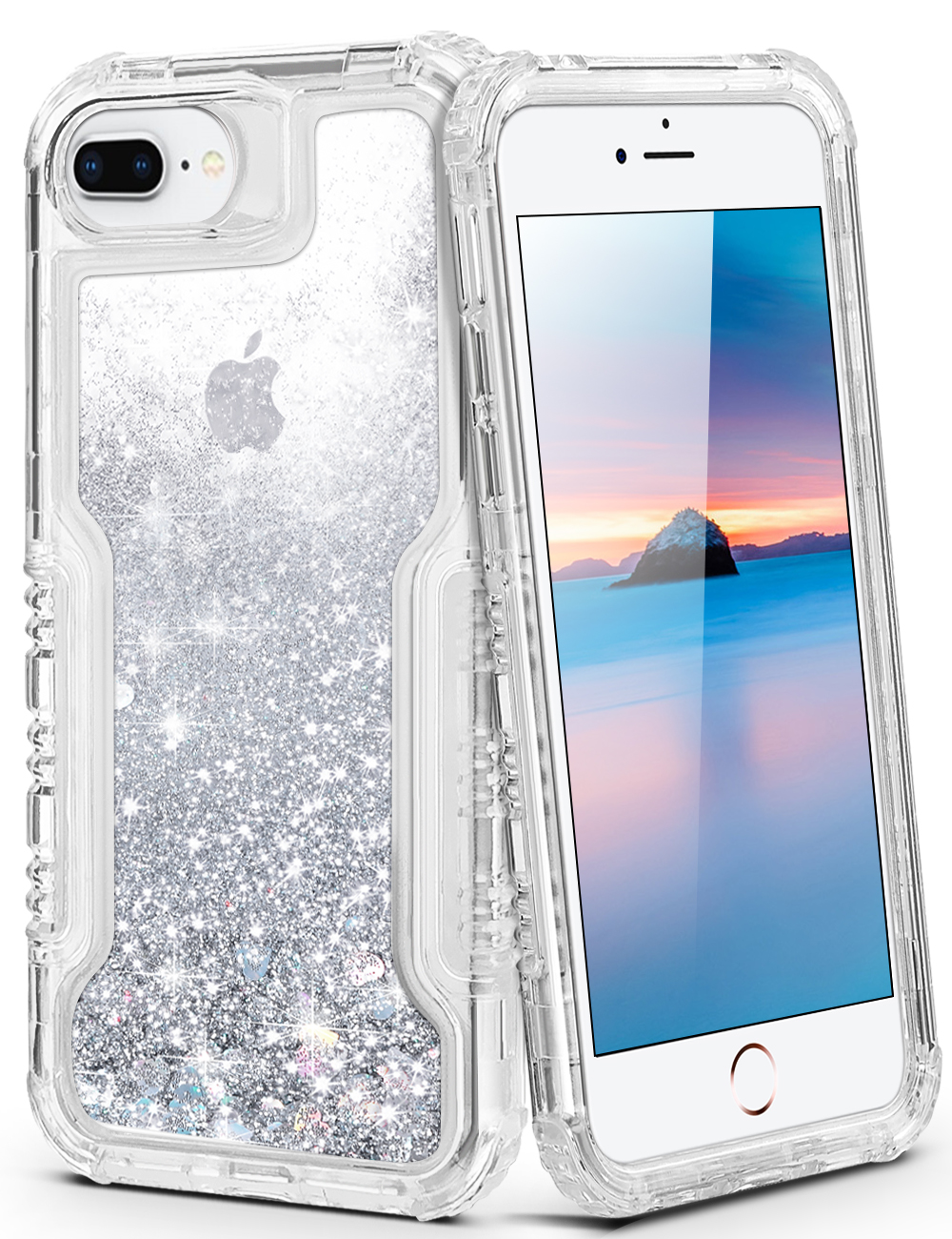 Anti-slip Glitter Case for iPhone 7 Plus / 8 Plus